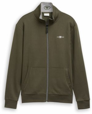 TOM TAILOR Tepláková bunda  olivová