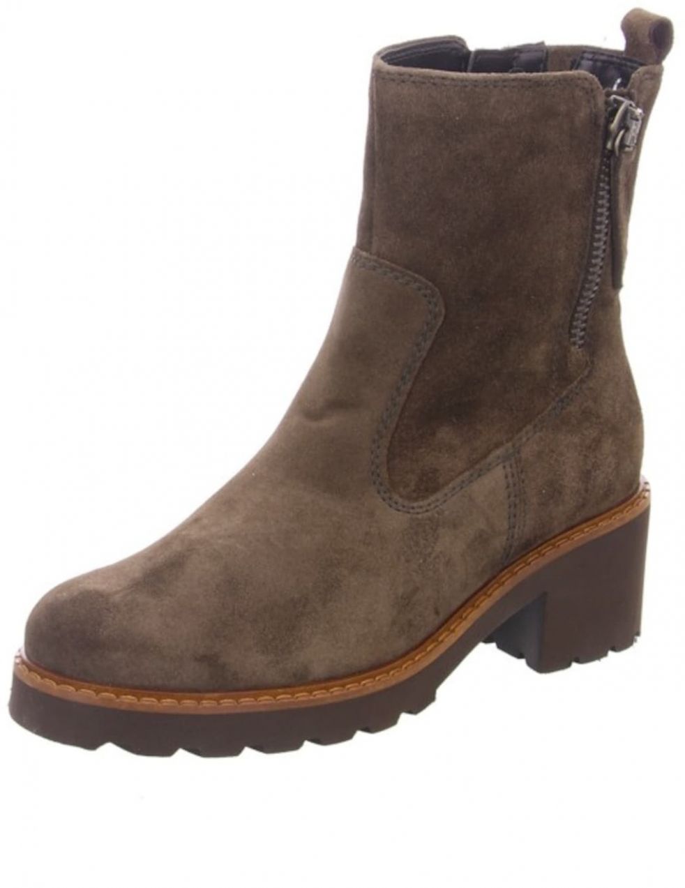 GABOR Členkové čižmy  tmavohnedá