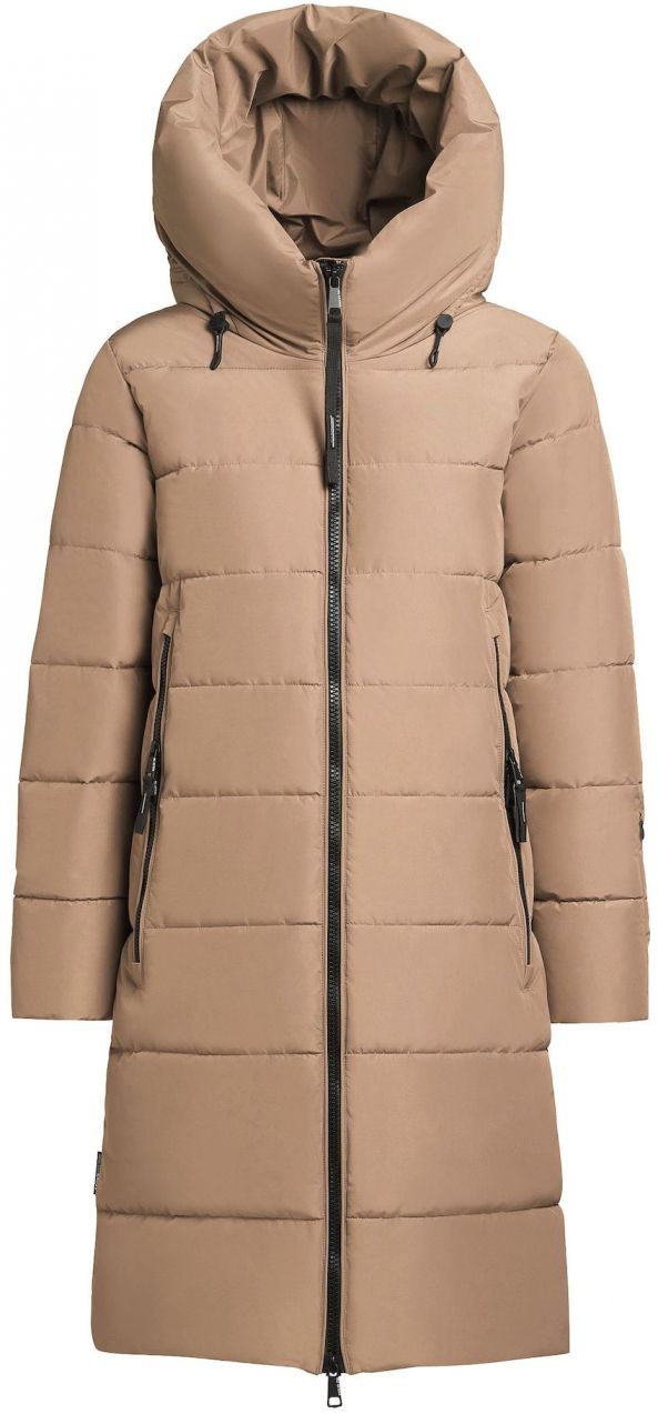 khujo Zimný kabát 'Jilias6 Matt'  svetlohnedá