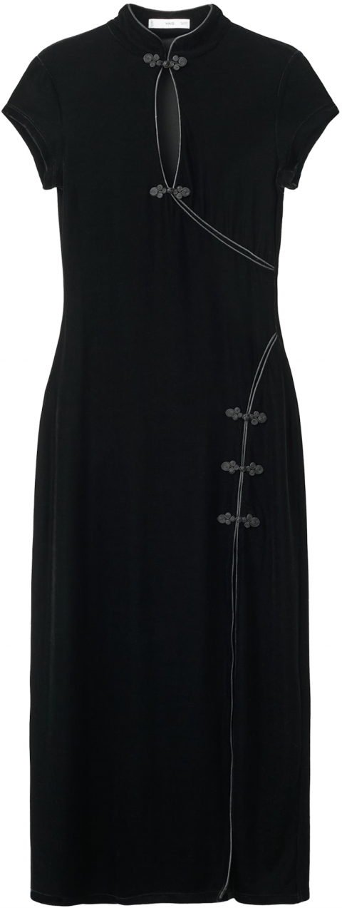 MANGO Šaty 'XOSAKA'  čierna