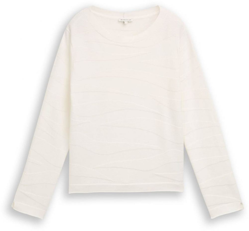 TOM TAILOR Sveter  biela