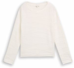 TOM TAILOR Sveter  biela