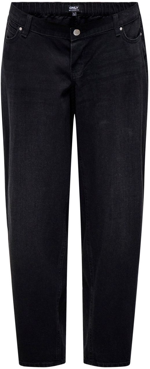 Only Maternity Džínsy 'OLMLuma'  čierna melírovaná