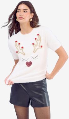 self. Sveter  zlatá / jasne červená / čierna / biela