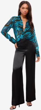 self. Blúzka  modrá / čierna