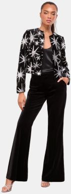 self. Prechodná bunda  čierna / strieborná