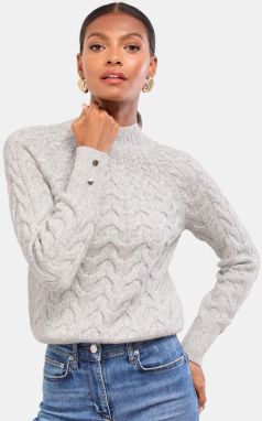 self. Sveter  sivá melírovaná