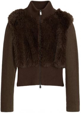 Desigual Sveter  hnedá