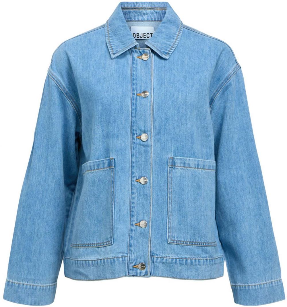 OBJECT Prechodná bunda 'OBJROSIE'  modrá denim