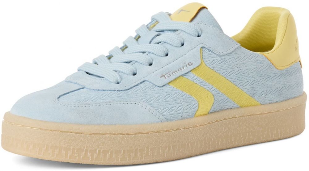Tamaris Nízke tenisky  svetlomodrá / žltá