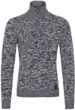 BLEND Sveter  tmavomodrá / biela