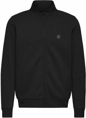 BLEND Tepláková bunda  sivá / čierna