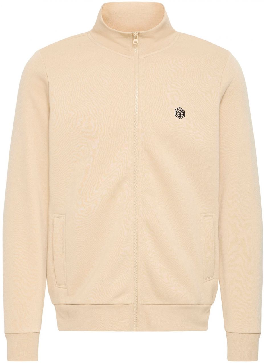 BLEND Tepláková bunda  béžová / čierna