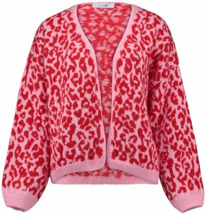 Hailys Kardigán 'Le44ni'  ružová / červená