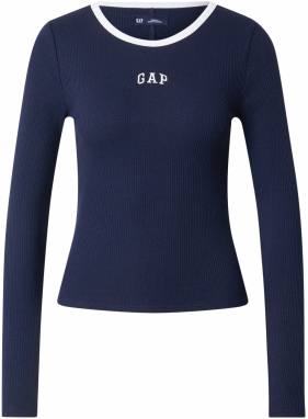 GAP Tričko  námornícka modrá / biela
