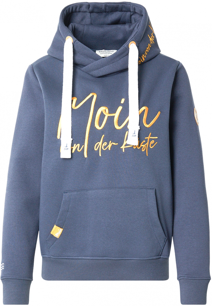 Eight2Nine Mikina  tmavomodrá / žltá