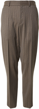 Michael Kors Nohavice  žltá / sivá