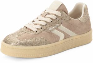 Tamaris Nízke tenisky  krémová / mokka / bronzová