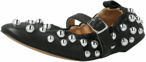 STEVE MADDEN Baleríny s ramienkom 'Sunrays'  čierna / strieborná