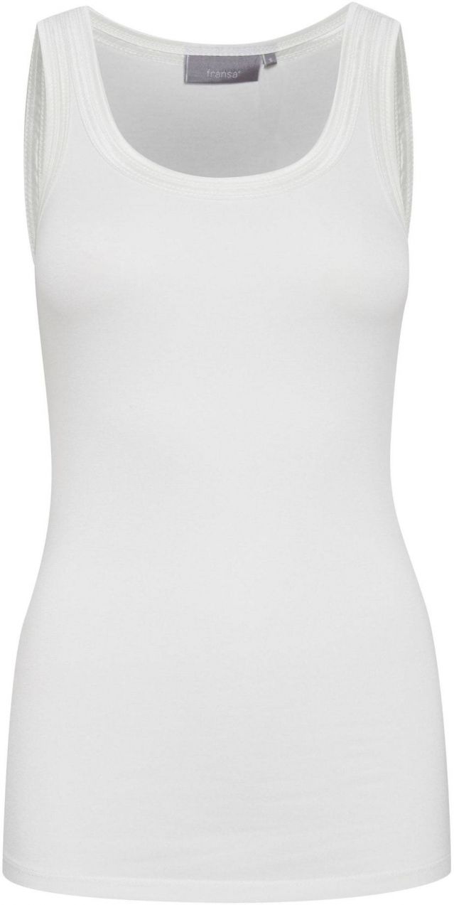 Fransa Top 'FRZulu'  prírodná biela