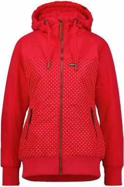 alife & kickin Prechodná bunda 'MaliaAK B'  hnedá / červená / biela