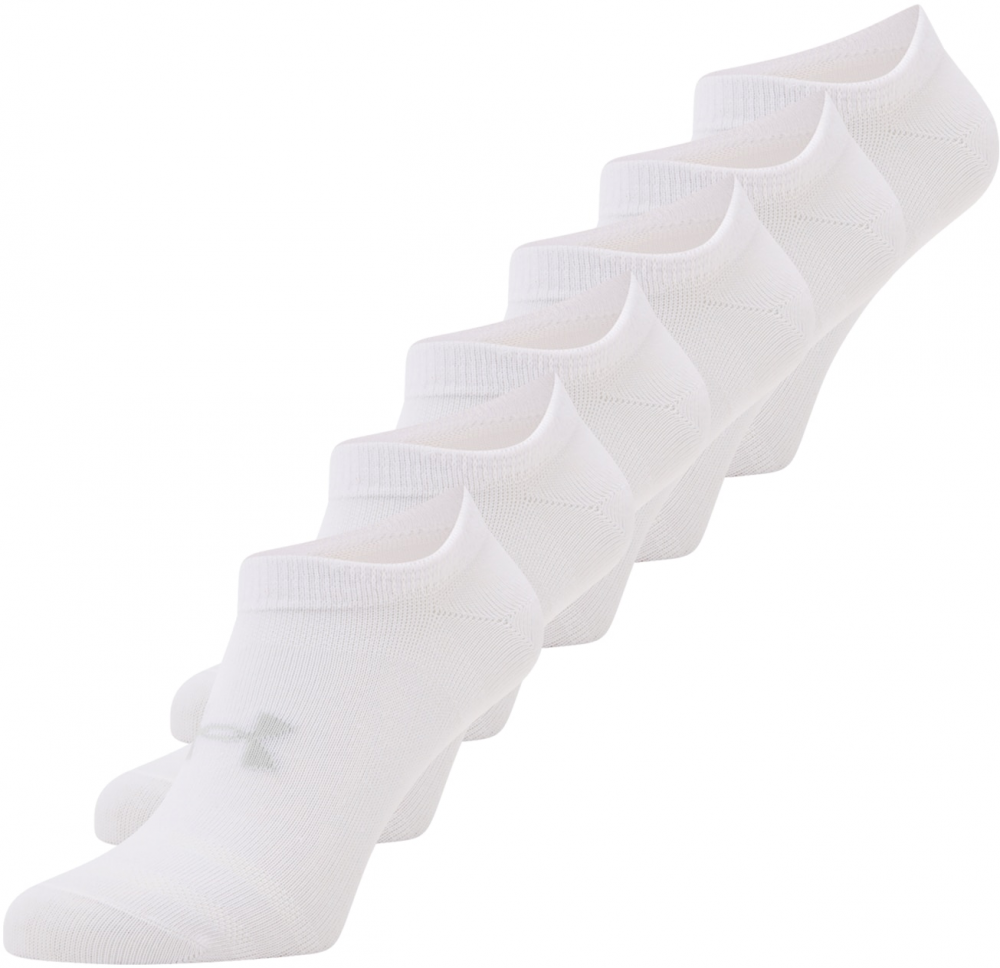 UNDER ARMOUR Ponožky 'Essential'  svetlosivá / biela
