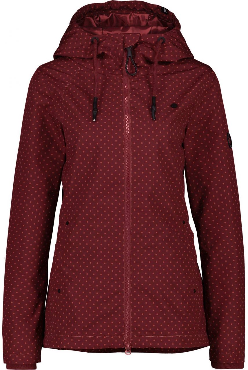 alife & kickin Prechodná bunda 'LilouAK B'  oranžová / tmavočervená