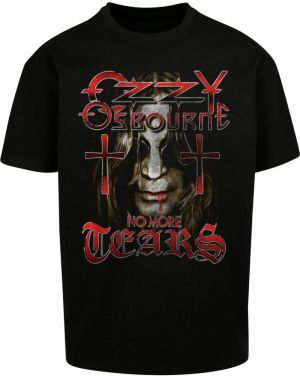 Merchcode Tričko 'Ozzy Osbourne - No More Tears'  hnedá / sivá / tmavočervená / čierna