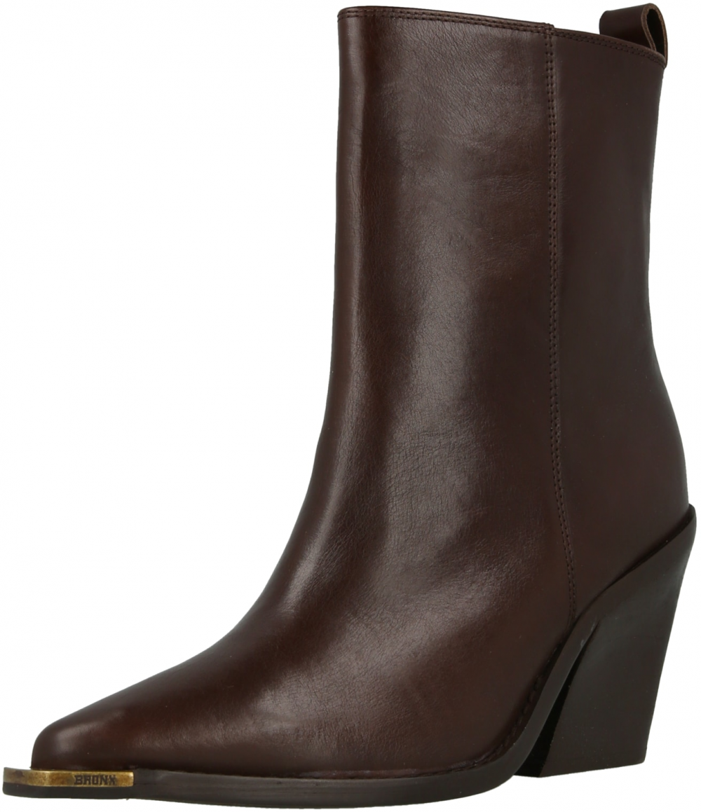 BRONX Členkové čižmy 'New-Kole'  tmavohnedá