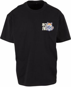 Mister Tee Tričko 'Yummy Noodles'  svetlomodrá / svetlosivá / svetlooranžová / čierna