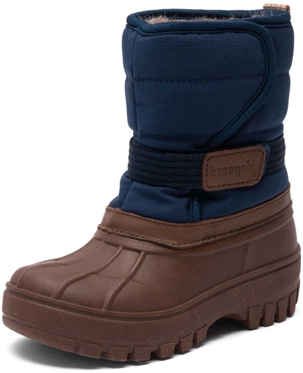 BISGAARD Čižmy 'Pacson'  námornícka modrá / hnedá