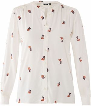 MEXX Blúzka  hnedá / červená / biela