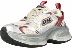 BUFFALO Nízke tenisky 'Ridr'  béžová / sivá / bordová