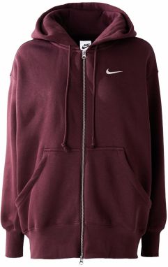 Nike Sportswear Tepláková bunda 'Phoenix Fleece'  burgundská