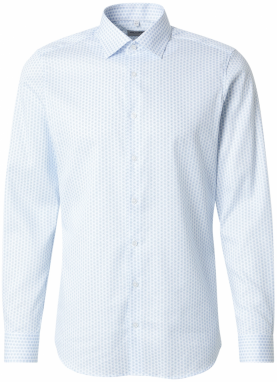 OLYMP Košeľa 'Level 5'  svetlomodrá / biela