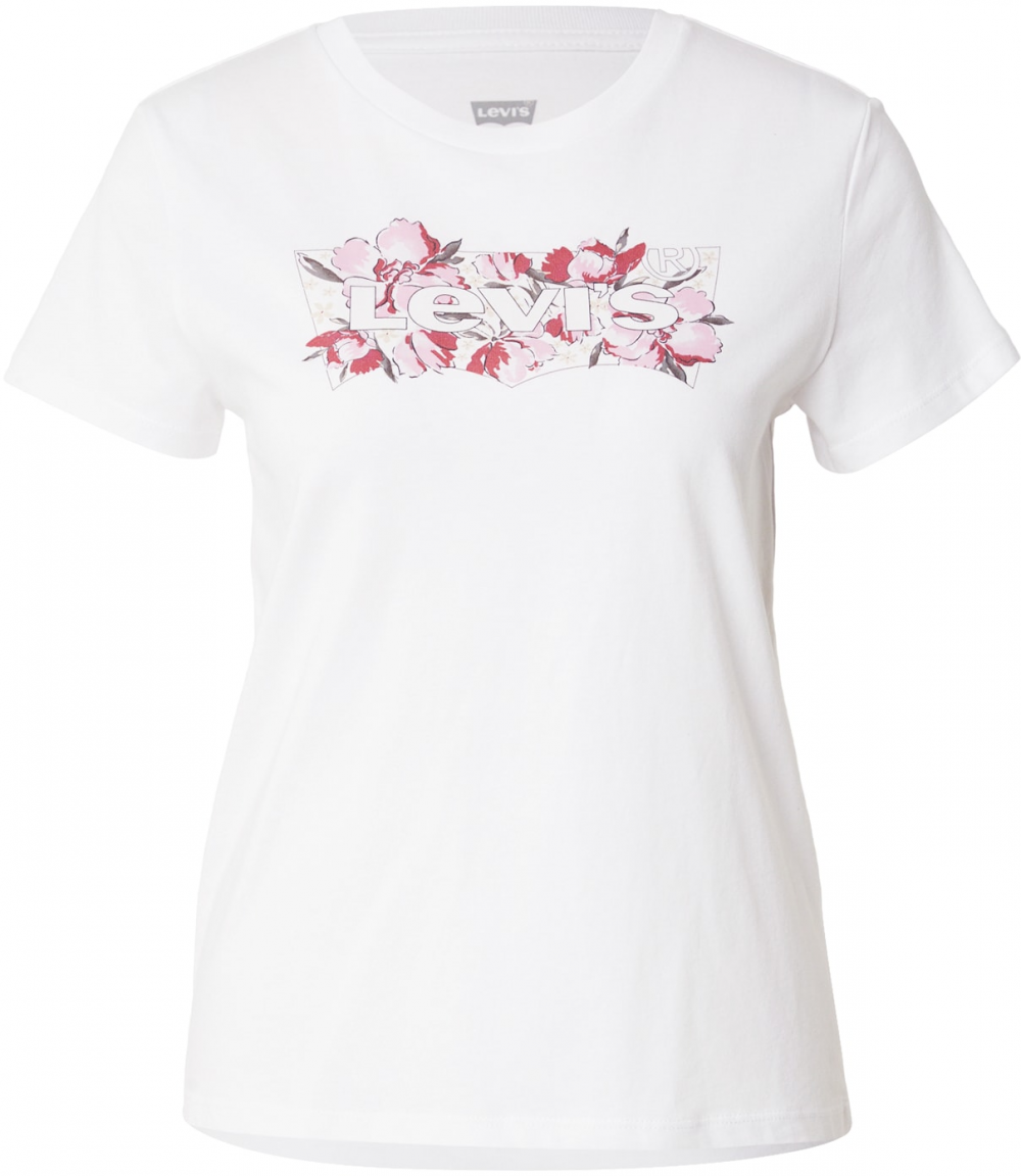 LEVI'S ® Tričko 'THE PERFECT'  ružová / pastelovo ružová / biela / prírodná biela