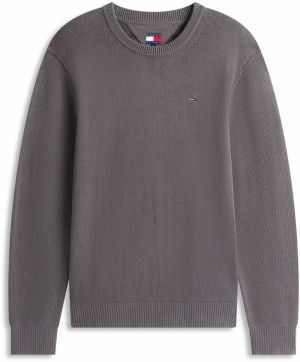 Tommy Jeans Sveter 'ESS'  tmavosivá