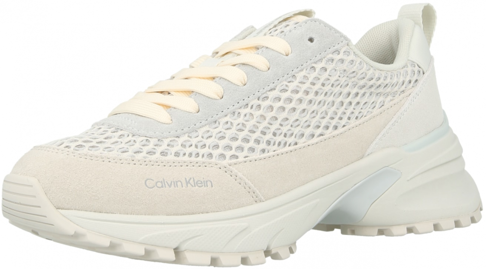 Calvin Klein Jeans Nízke tenisky 'HIKE RUNNER'  tmelová / piesková / svetlosivá / biela