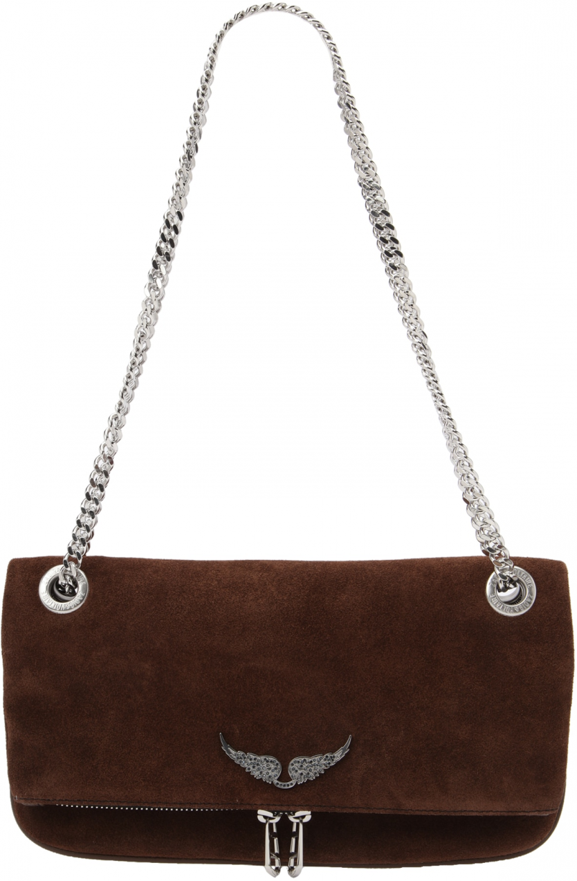 Zadig & Voltaire Listová kabelka 'ROCK II'  hnedá