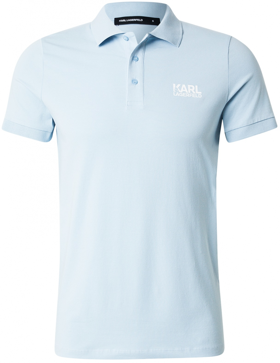 Karl Lagerfeld Tričko  pastelovo modrá / biela