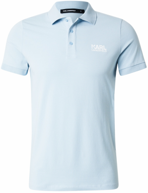 Karl Lagerfeld Tričko  pastelovo modrá / biela
