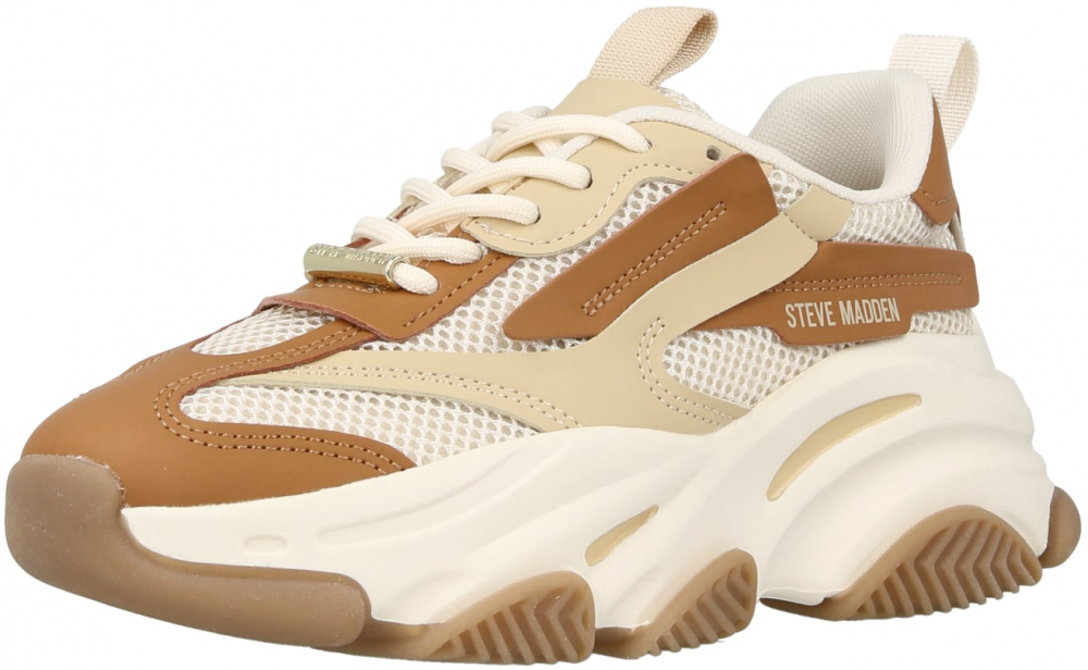 STEVE MADDEN Nízke tenisky 'POSSESSION-E'  krémová / farba ťavej srsti / piesková