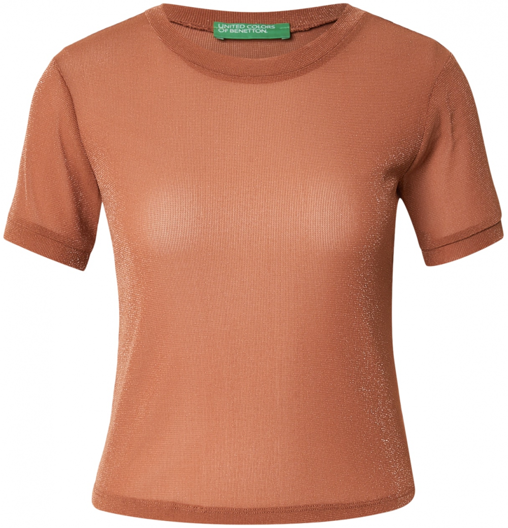 UNITED COLORS OF BENETTON Tričko  gaštanová