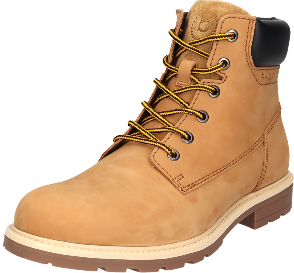 bugatti Šnurovacie čižmy  žltá