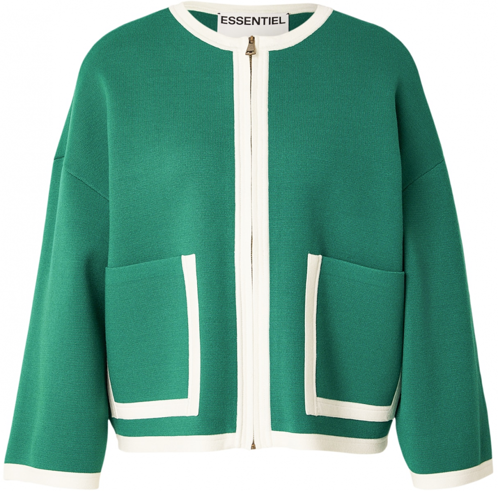 Essentiel Antwerp Kardigán 'Jani'  zelená