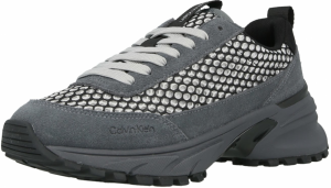 Calvin Klein Jeans Nízke tenisky 'HIKE RUNNER'  sivá / čierna