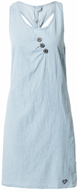 alife & kickin Letné šaty 'CameronAK'  svetlomodrá / čierna / biela