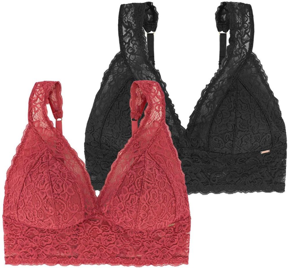 Dorina Podprsenka 'LANA'  brusnicová / čierna