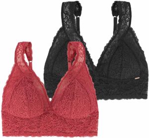 Dorina Podprsenka 'LANA'  brusnicová / čierna