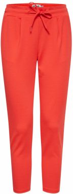 ICHI Nohavice 'IHKate'  oranžovo červená
